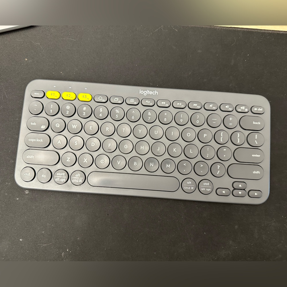 Logitech Dark Gray Multi-Device Keyboard